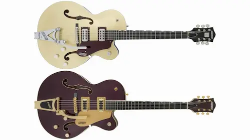 Gretsch G6118T-135 Players Edition 135th Anniversary with Bigsby、G5420TG Electromatic 135th Anniversary LTD Hollow Body Single-Cut with Bigsby