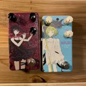 Animals Pedal Custom Illustrated 017 RUST ROD FUZZ by NOTA Ohma、Custom Illustrated 018 RUST ROD FUZZ by NOTA Amatsuca