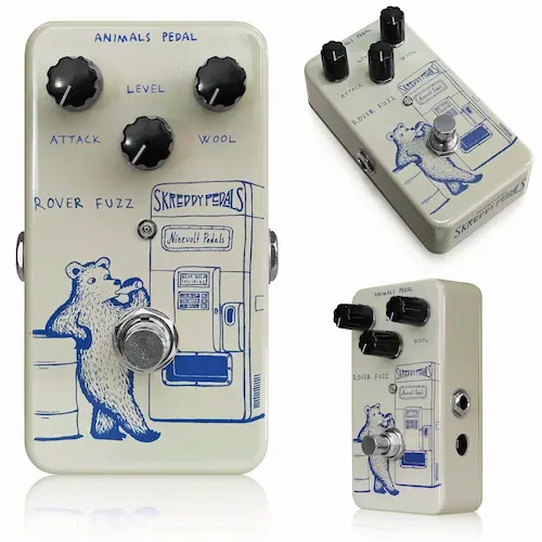 Animals Pedal Custom Illustrated 021 ROVER FUZZ by coalowl “うるせ