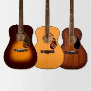 Fender PD-220E Dreadnought、PS-220E Parlor、PO-220E Orchestra