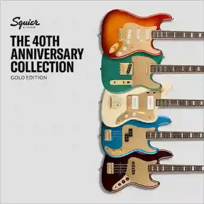 Squier 40th Anniversary Collection Gold Edition