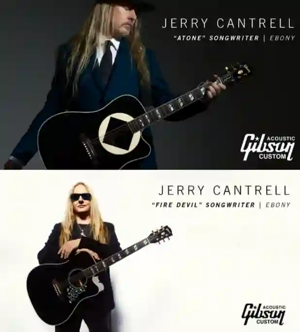Gibson Jerry Cantrell “Fire Devil” Songwriter、Jerry Cantrell “Atone” Songwriter