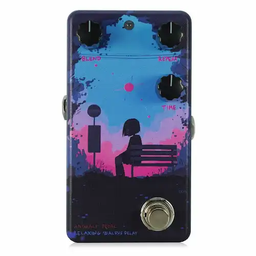 Animals Pedal Custom Illustrated 048 RELAXING WALRUS DELAY by はるまきごはん "PINKIE"