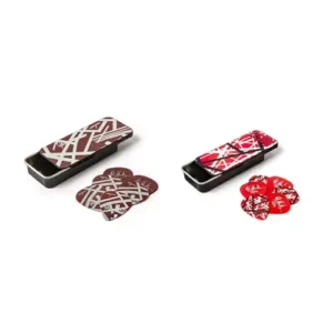 Jim Dunlop EVHPT07 EVH “SHARK” Pick Tin、EVHPT08 EVH 5150 Pick Tin