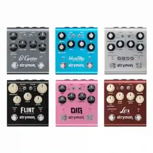 strymon blueSky V2、DECO V2、DIG V2、El Capistan V2、FLINT V2、Lex V2