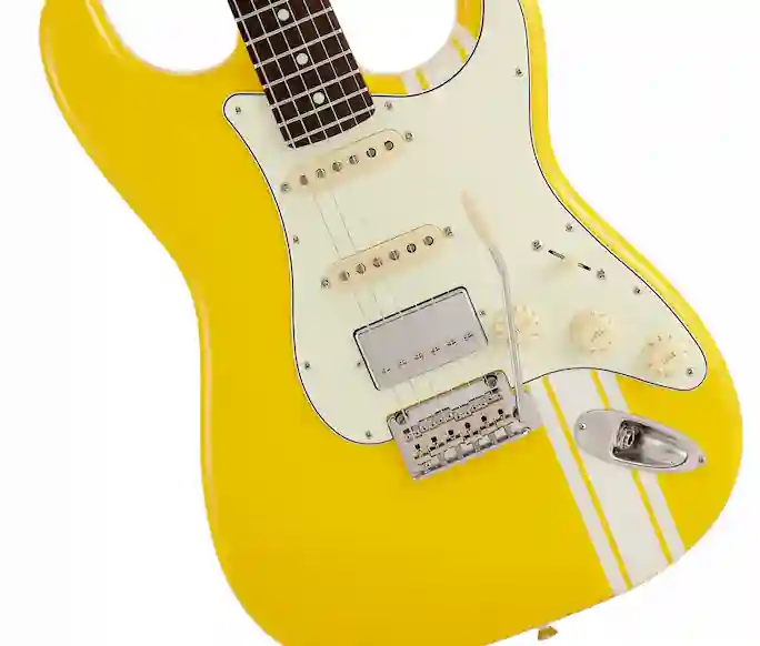 Fender Made in Japan Hybrid II Stratocaster HSS Limited Run Graffiti Yellow