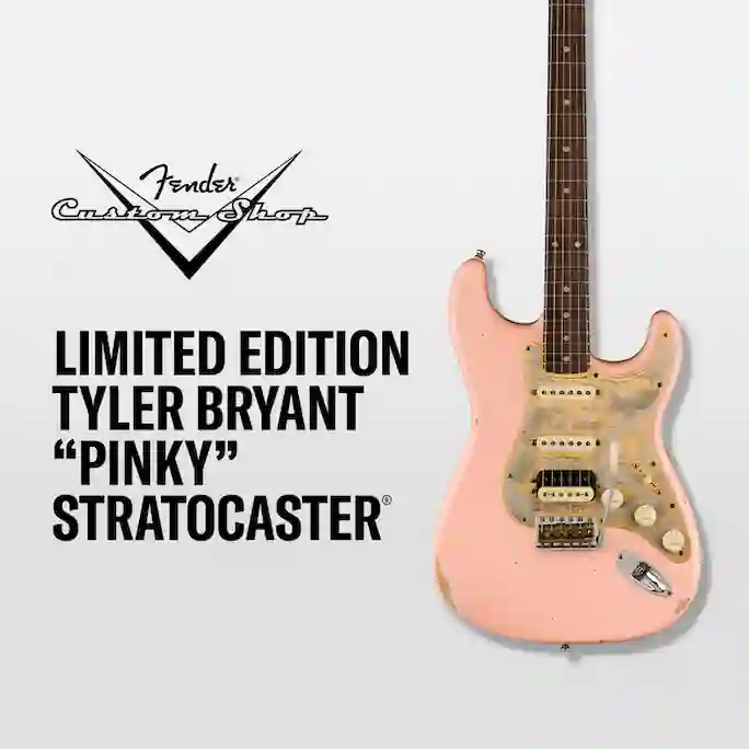 Fender Limited Edition Tyler Bryant“Pinky”Stratocaster