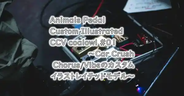 Animals Pedal Custom Illustrated CCV coalowl #01