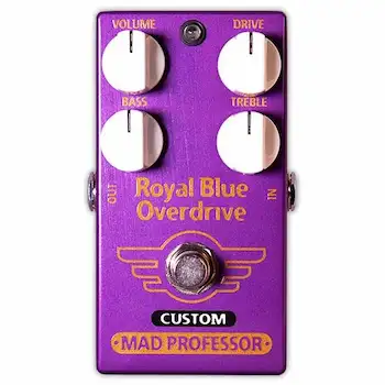 Mad Professor Royal Blue Overdrive Custom Bluebird Mod