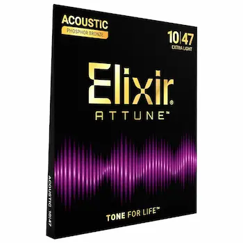 Elixir 21002 Attune Acoustic Phosphor Bronze,Extra Light .010-.047