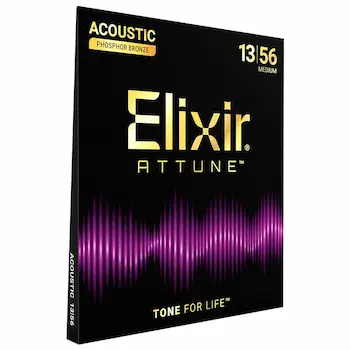 Elixir 21102 Attune Acoustic Phosphor Bronze,Medium .013-.056