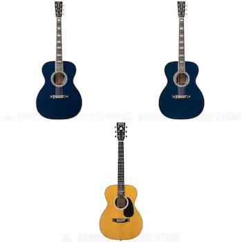 Martin OM Style 42 SH NAVY BLUE、OM Style 28 SH NAVY BLUE、000JR E SHOGO HAMADA