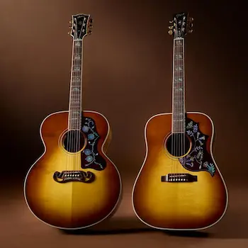 Gibson SJ-200 Elegant Koa、Hummingbird Elegant Koa